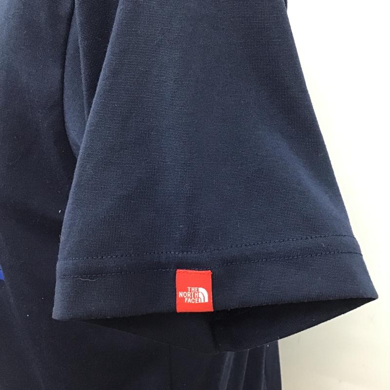 ザノースフェイス THE NORTH FACE Tシャツ 半袖 NT31620 ショートスリーブカラードームT 半袖カットソー Tシャツ プリントTシャツ S ロゴ、文字 紺 / ネイビー /  メンズ USED 古着 中古 10097442