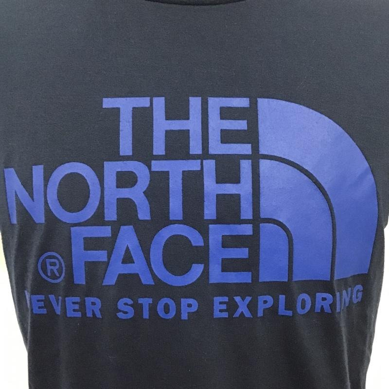 ザノースフェイス THE NORTH FACE Tシャツ 半袖 NT31620 ショートスリーブカラードームT 半袖カットソー Tシャツ プリントTシャツ S ロゴ、文字 紺 / ネイビー /  メンズ USED 古着 中古 10097442