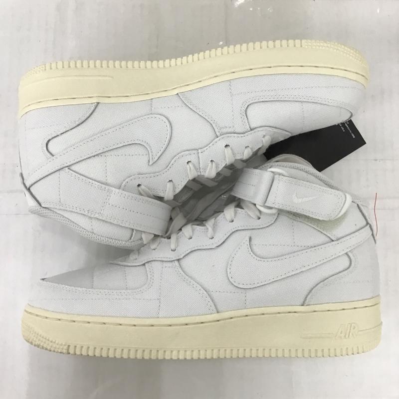 ナイキ NIKE スニーカー スニーカー DZ4866-121 WMNS AIR FORCE 1 07 MID LX 28cm 28.0cm ロゴ、文字 白 / ホワイト /  メンズ USED 古着 中古 10097443