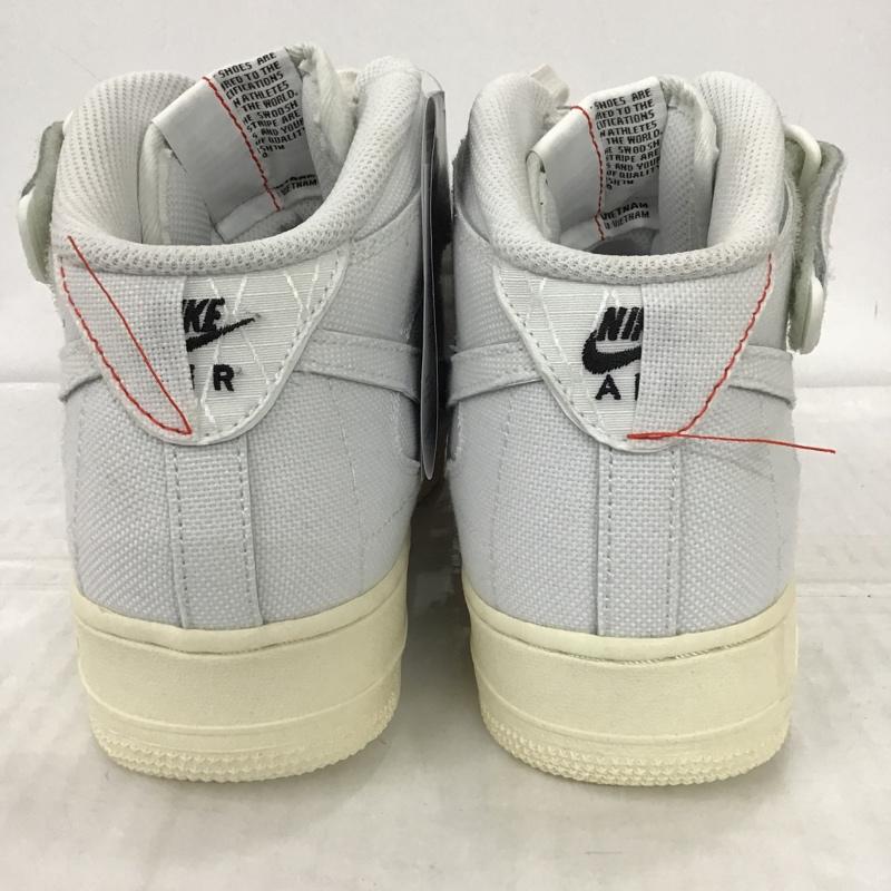 ナイキ NIKE スニーカー スニーカー DZ4866-121 WMNS AIR FORCE 1 07 MID LX 28cm 28.0cm ロゴ、文字 白 / ホワイト /  メンズ USED 古着 中古 10097443