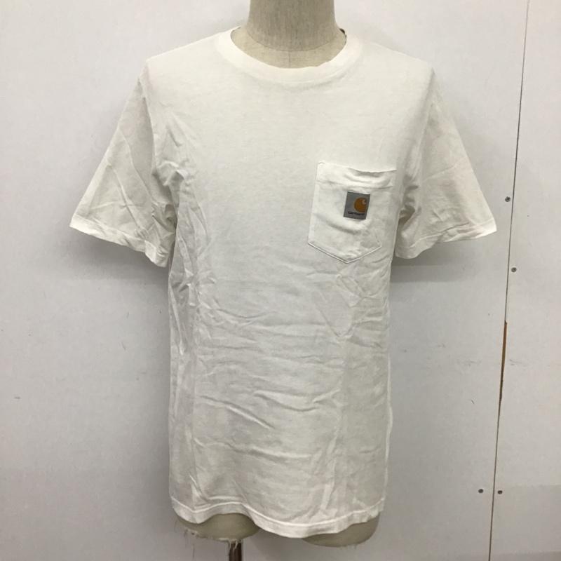 カーハート Carhartt Tシャツ 半袖 5636.20PO04977.1120 Tシャツ 半袖カットソー クルーネックカットソー S ロゴ、文字 白 / ホワイト /  メンズ USED 古着 中古 10097466