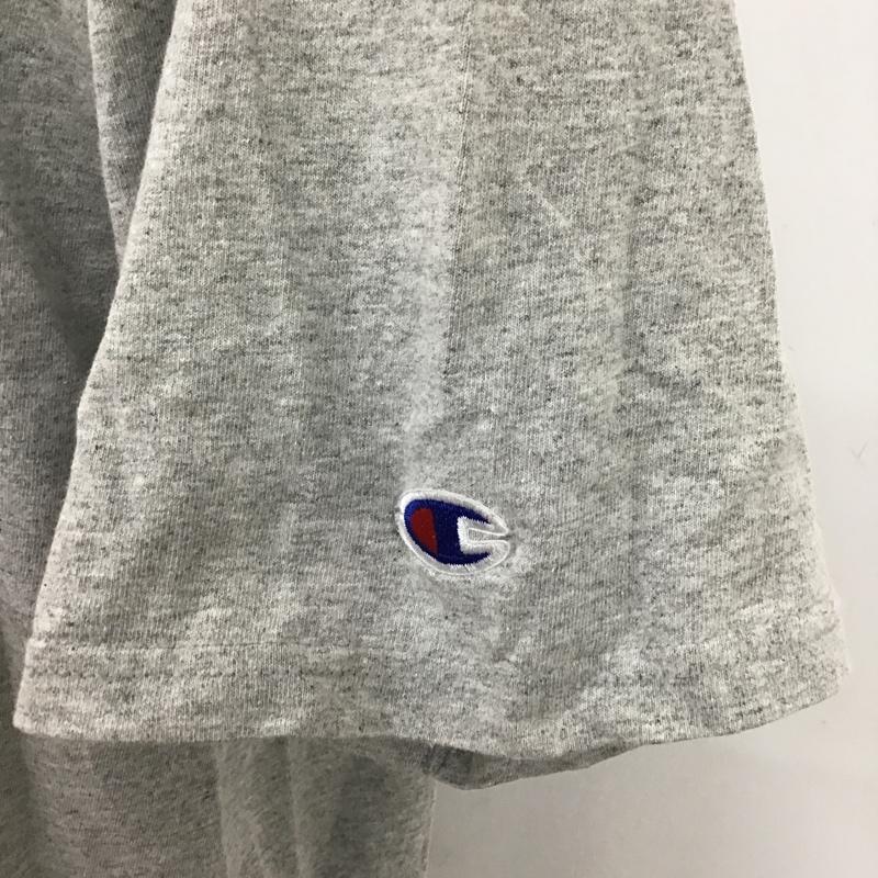 チャンピオン Champion Tシャツ 半袖 半袖カットソー プリントTシャツ クルーネックカットソー 古着 XL プリント 灰 / グレー /  メンズ USED 古着 中古 10097490