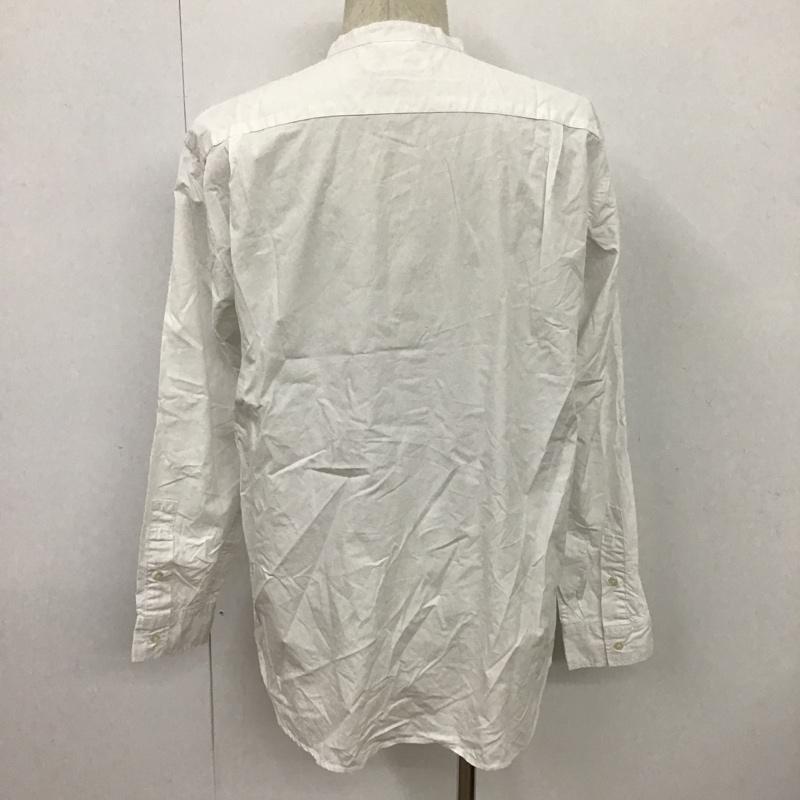 セブンデイズサンデイ SEVENDAYS=SUNDAY シャツ、ブラウス 長袖 3A01M0A1100 バンドカラーシャツ ノーカラーシャツ カジュアルシャツ M 無地 白 / ホワイト /  メンズ USED 古着 中古 10097491