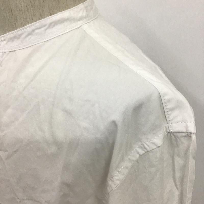 セブンデイズサンデイ SEVENDAYS=SUNDAY シャツ、ブラウス 長袖 3A01M0A1100 バンドカラーシャツ ノーカラーシャツ カジュアルシャツ M 無地 白 / ホワイト /  メンズ USED 古着 中古 10097491