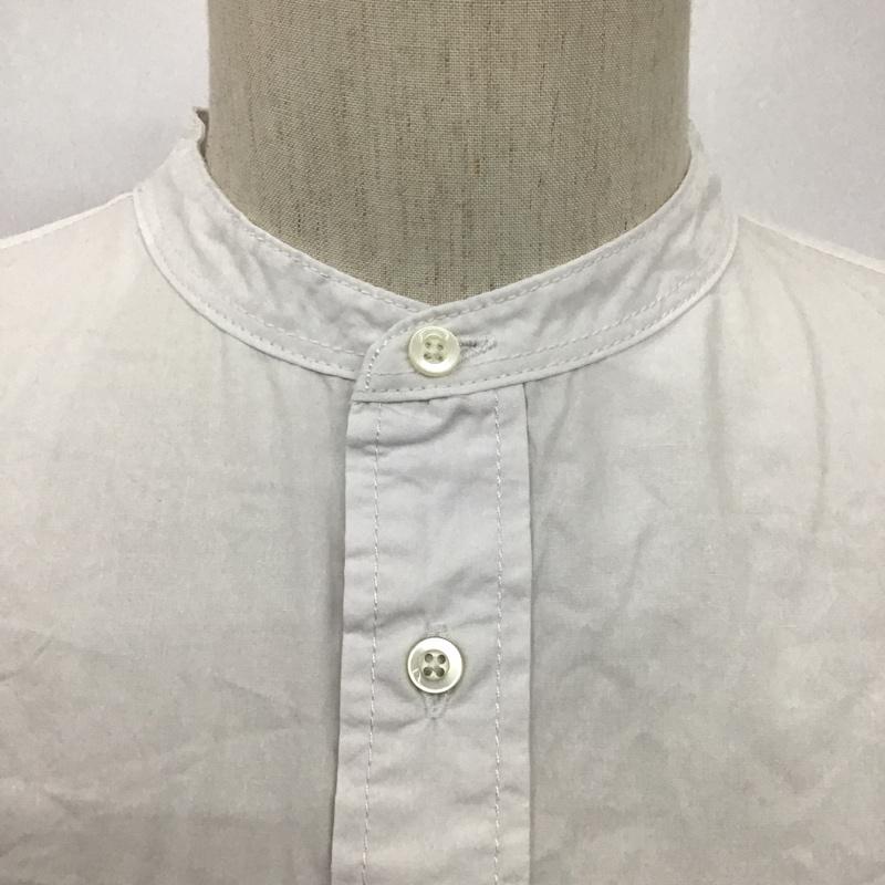 セブンデイズサンデイ SEVENDAYS=SUNDAY シャツ、ブラウス 長袖 3A01M0A1100 バンドカラーシャツ ノーカラーシャツ カジュアルシャツ M 無地 白 / ホワイト /  メンズ USED 古着 中古 10097491