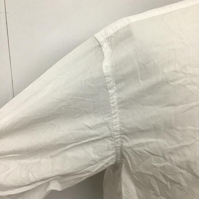 セブンデイズサンデイ SEVENDAYS=SUNDAY シャツ、ブラウス 長袖 3A01M0A1100 バンドカラーシャツ ノーカラーシャツ カジュアルシャツ M 無地 白 / ホワイト /  メンズ USED 古着 中古 10097491