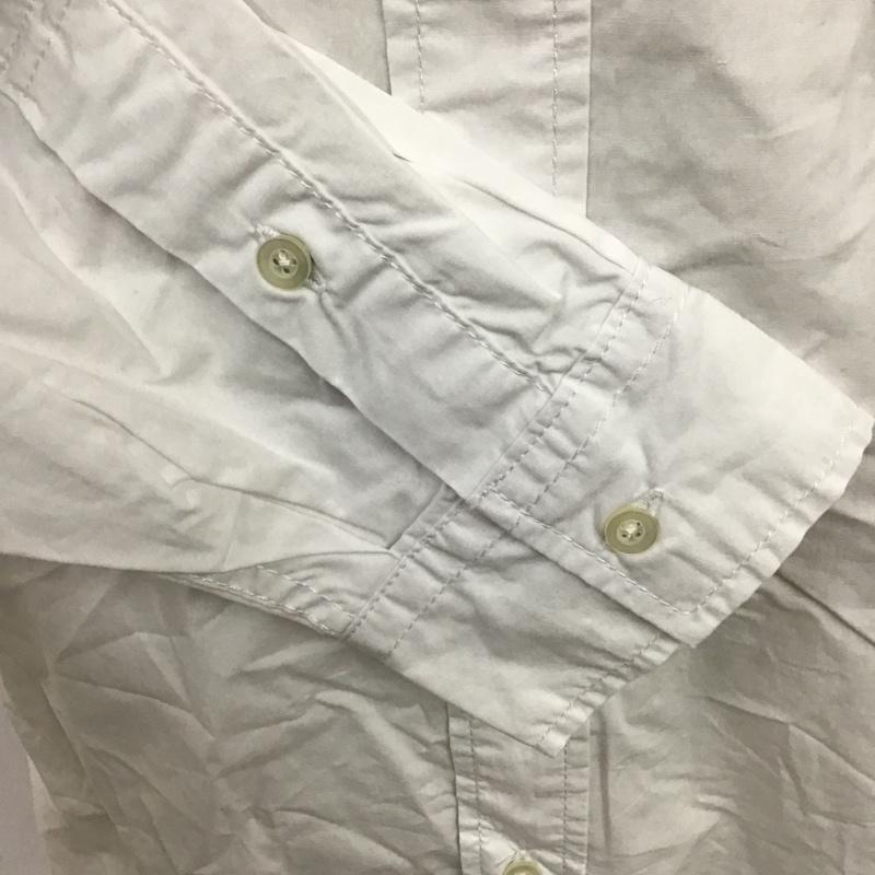 セブンデイズサンデイ SEVENDAYS=SUNDAY シャツ、ブラウス 長袖 3A01M0A1100 バンドカラーシャツ ノーカラーシャツ カジュアルシャツ M 無地 白 / ホワイト /  メンズ USED 古着 中古 10097491