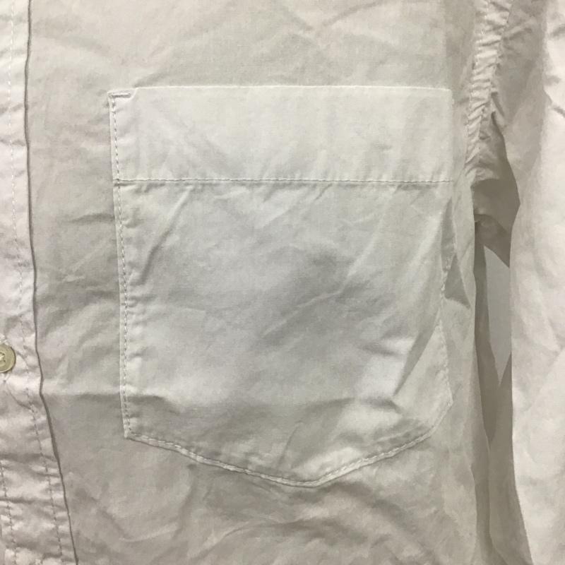 セブンデイズサンデイ SEVENDAYS=SUNDAY シャツ、ブラウス 長袖 3A01M0A1100 バンドカラーシャツ ノーカラーシャツ カジュアルシャツ M 無地 白 / ホワイト /  メンズ USED 古着 中古 10097491