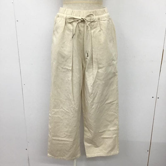 サマンサモスモス Samansa Mos2 ボトムス ボトムス TYT-1405640 デニムワイドパンツ カジュアルパンツ ワイドパンツ FREE 無地 ベージュ / ベージュ /  レディース USED 古着 中古 10097508