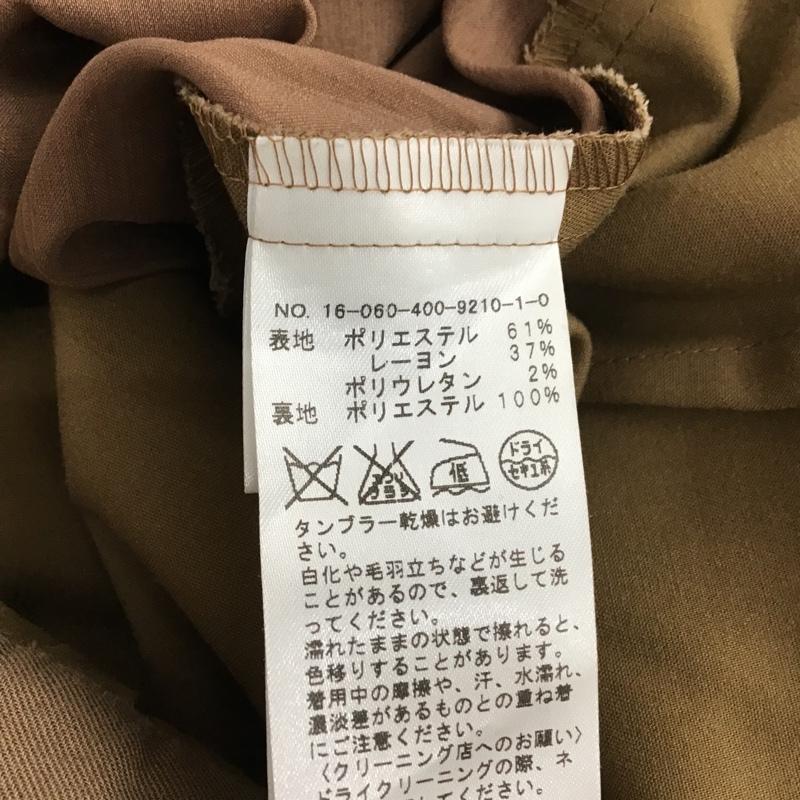 ジャーナルスタンダード JOURNAL STANDARD スカート ひざ丈スカート 16-060-400-9210-1-0 ウエストリボン 無地 茶 / ブラウン /  レディース USED 古着 中古 10097548
