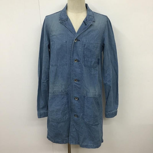 ワールドワーカーズ WORLD WORKERS ジャケット、上着 ジャケット、ブレザー 12-020-312-0009-3-0 デニムシャツジャケット ロングジャケット 長袖ジャケット 前開ジャケット M 無地 インディゴ / インディゴ /  メンズ USED 古着 中古 10097551