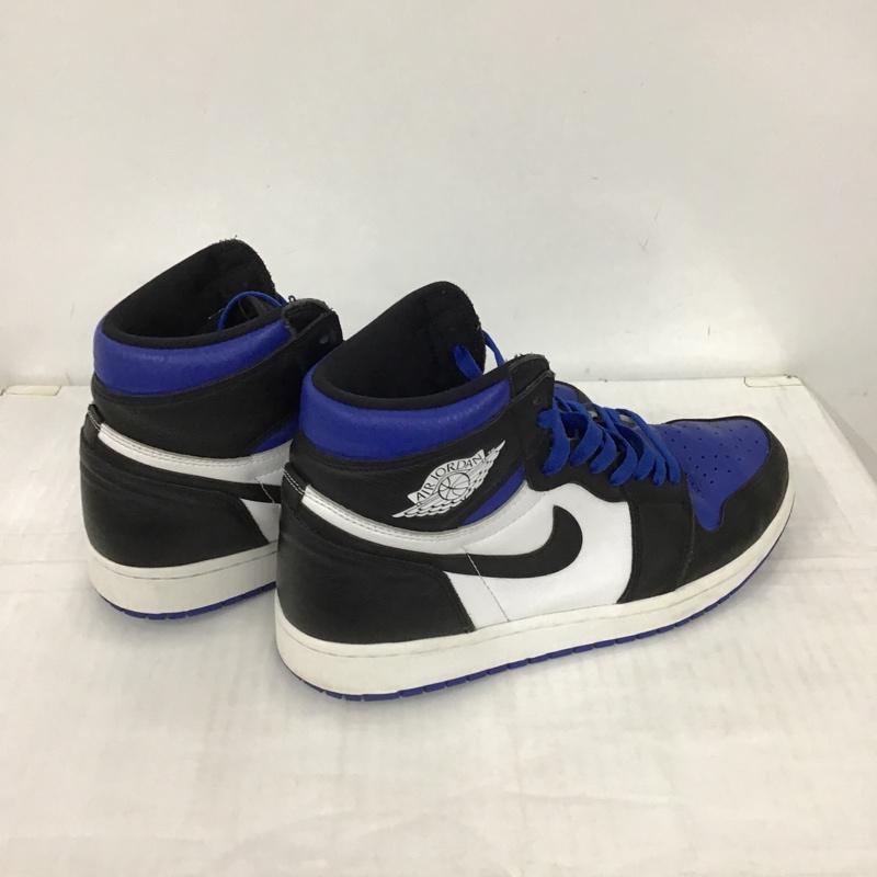 ナイキ NIKE スニーカー スニーカー 555088 041 AIR JORDAN 1 RETRO HIGH OG 28.5cm 箱有 28.5cm ロゴ、文字 白 / ホワイト / X 黒 / ブラック / X 青 / ブルー /  メンズ USED 古着 中古 10097576