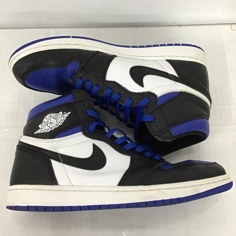 ナイキ NIKE スニーカー スニーカー 555088 041 AIR JORDAN 1 RETRO HIGH OG 28.5cm 箱有 28.5cm ロゴ、文字 白 / ホワイト / X 黒 / ブラック / X 青 / ブルー /  メンズ USED 古着 中古 10097576