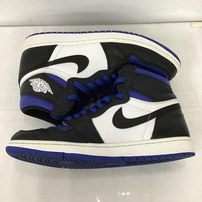 ナイキ NIKE スニーカー スニーカー 555088 041 AIR JORDAN 1 RETRO HIGH OG 28.5cm 箱有 28.5cm ロゴ、文字 白 / ホワイト / X 黒 / ブラック / X 青 / ブルー /  メンズ USED 古着 中古 10097576