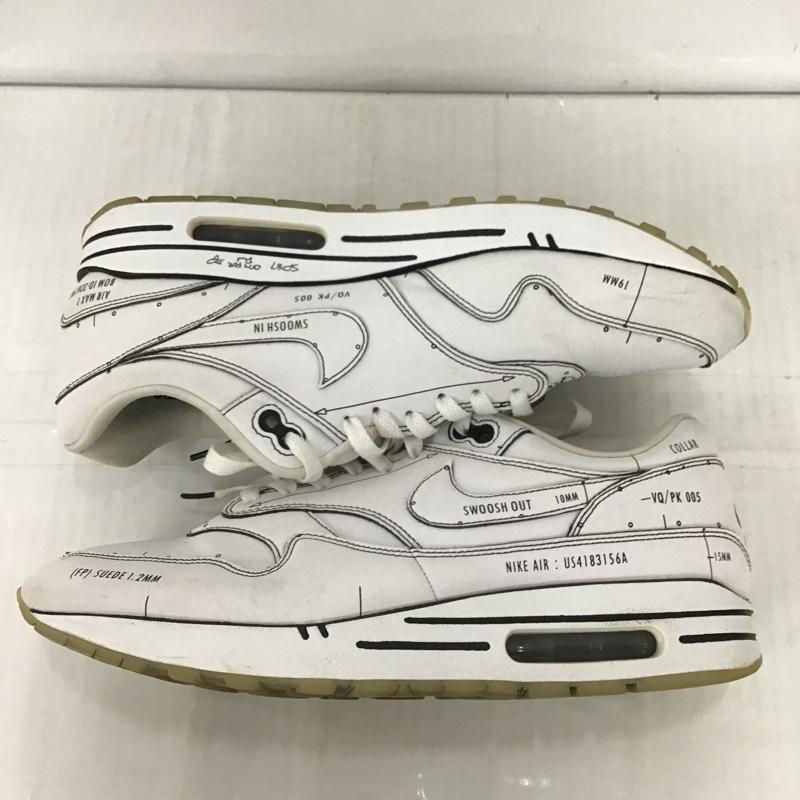 ナイキ NIKE スニーカー スニーカー CJ4286-100 AIR MAX 1 SKETCH TO SHELF 29cm 29.0cm ロゴ、文字 白 / ホワイト / X 黒 / ブラック /  メンズ USED 古着 中古 10097579