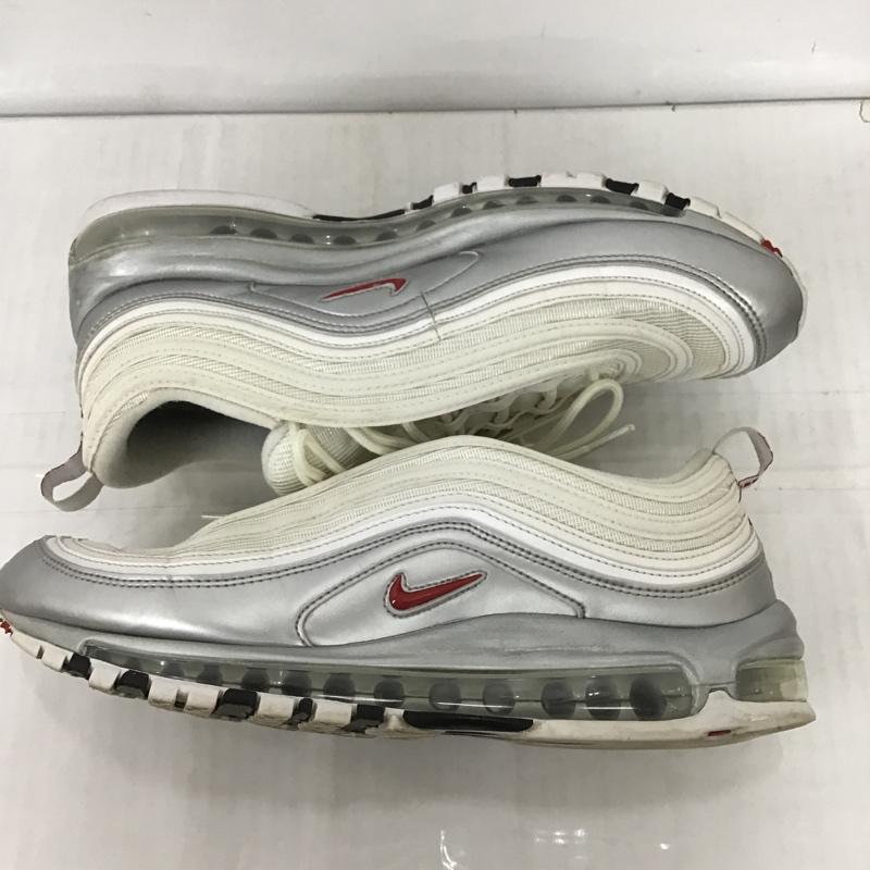 ナイキ NIKE スニーカー スニーカー AT5458-100 AIR MAX 97 QS 29cm 29.0cm ロゴ、文字 白 / ホワイト / X 銀 / シルバー / X 赤 / レッド /  メンズ USED 古着 中古 10097581