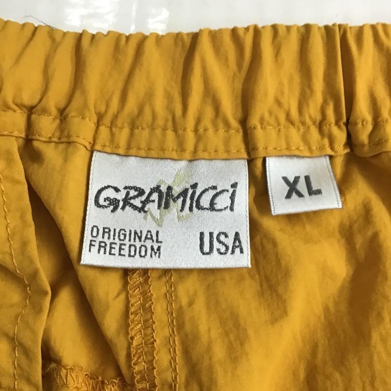 グラミチ GRAMICCI パンツ ショートパンツ GMP-19S842 クライミングパンツ XL 無地 マスタード / マスタード /  メンズ USED 古着 中古 10097589