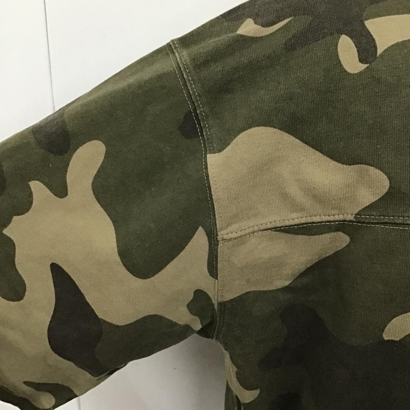 アヴィレックス AVIREX Tシャツ 半袖 6103393 ビッグロゴ XL カモフラージュ柄・迷彩 黒 / ブラック / X カーキ / カーキ / X ベージュ / ベージュ /  メンズ USED 古着 中古 10097592