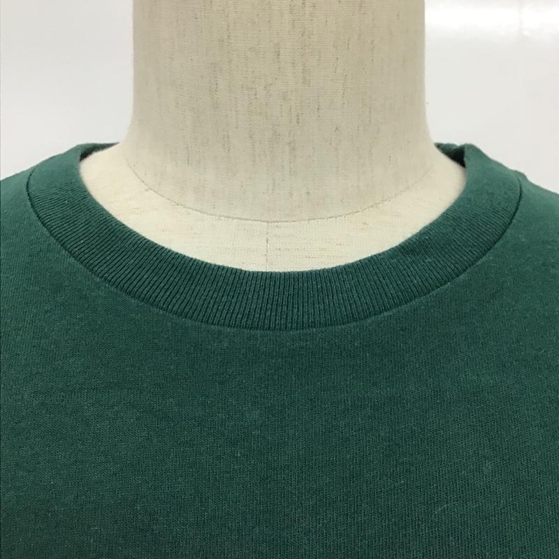 バンズ VANS Tシャツ 半袖 120K1010300 胸ポケット バックプリント M ロゴ、文字 緑 / グリーン /  メンズ USED 古着 中古 10097623