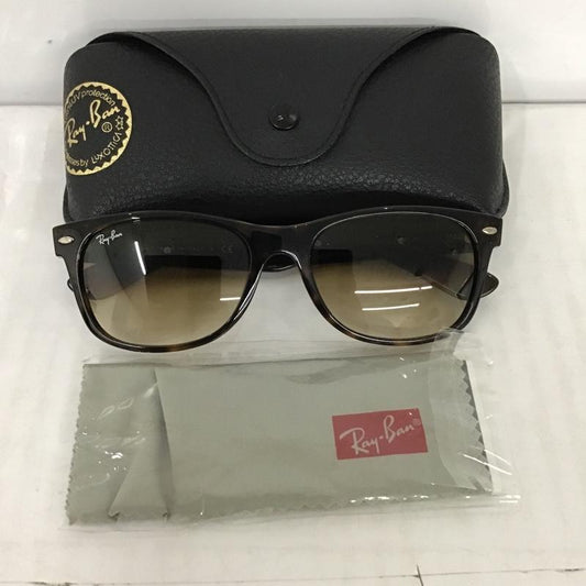 レイバン Ray-Ban めがね・サングラス サングラス RB2132 NEW WAYFARER 710-51 ロゴ、文字 茶 / ブラウン /  メンズ USED 古着 中古 10097648