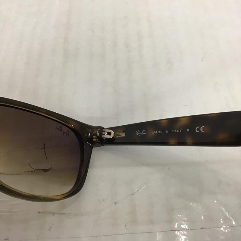 レイバン Ray-Ban めがね・サングラス サングラス RB2132 NEW WAYFARER 710-51 ロゴ、文字 茶 / ブラウン /  メンズ USED 古着 中古 10097648