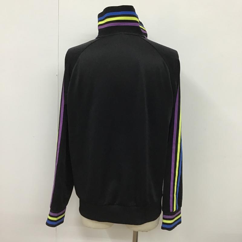 アディダス adidas ジャケット、上着 ジャケット、ブレザー O15824 トラックジャケット ジャージ L ロゴ、文字 黒 / ブラック / X 青 / ブルー / X 黄 / イエロー / X 紫 / パープル /  メンズ USED 古着 中古 10097653