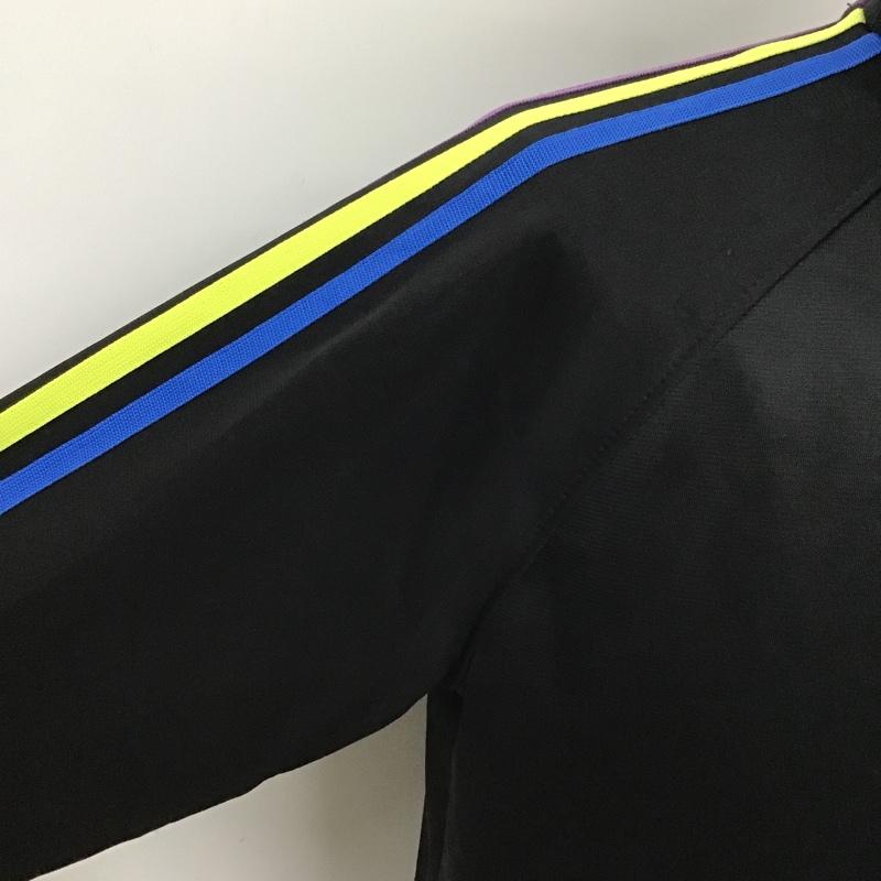 アディダス adidas ジャケット、上着 ジャケット、ブレザー O15824 トラックジャケット ジャージ L ロゴ、文字 黒 / ブラック / X 青 / ブルー / X 黄 / イエロー / X 紫 / パープル /  メンズ USED 古着 中古 10097653