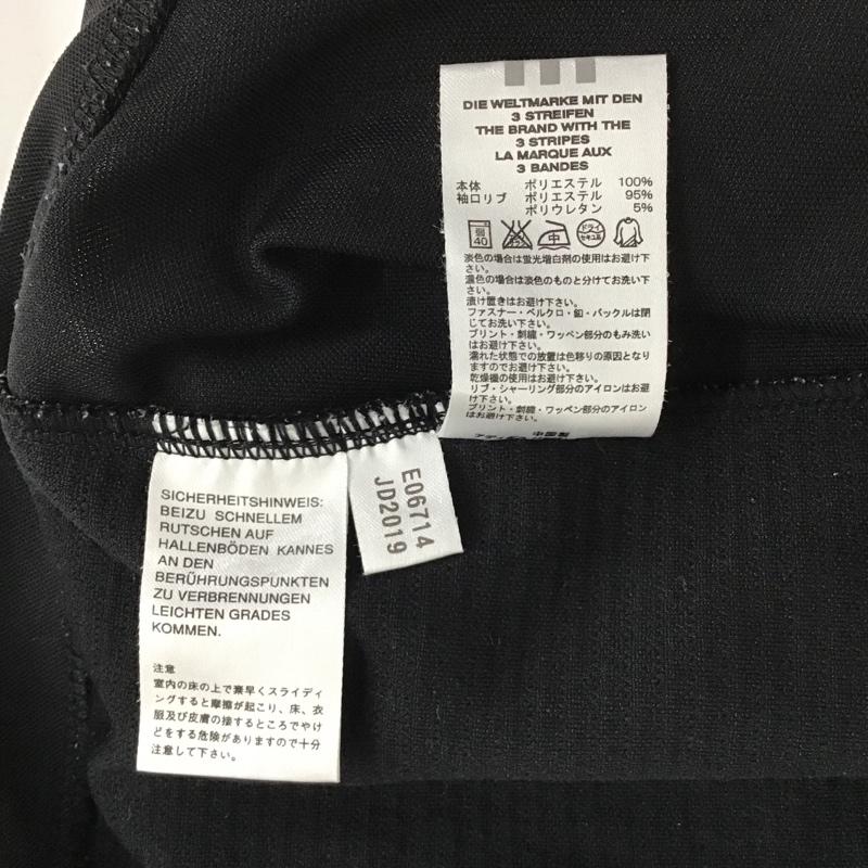 アディダス adidas ジャケット、上着 ジャケット、ブレザー E06714 ウォームアップジャケット ジャージ ロゴ、文字 黒 / ブラック / X 金 / ゴールド /  メンズ USED 古着 中古 10097655