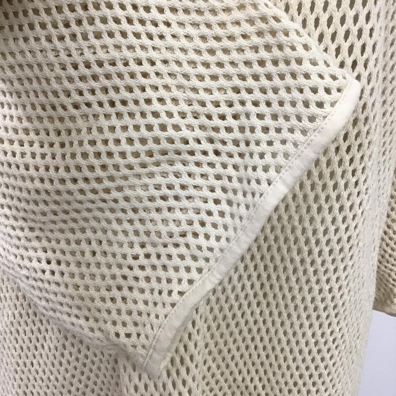 レプシィム LEPSIM カットソー 七分袖 LPO62205CF メッシュ 2WAY 5分袖 プルオーバー FREE 無地 オフホワイト / オフホワイト /  レディース USED 古着 中古 10097669