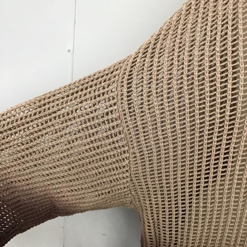 レプシィム LEPSIM カットソー 長袖 LPH62116CF グラデーション メッシュ FREE 無地 ベージュ / ベージュ / X 茶 / ブラウン / X ダークブラウン / ダークブラウン /  レディース USED 古着 中古 10097672