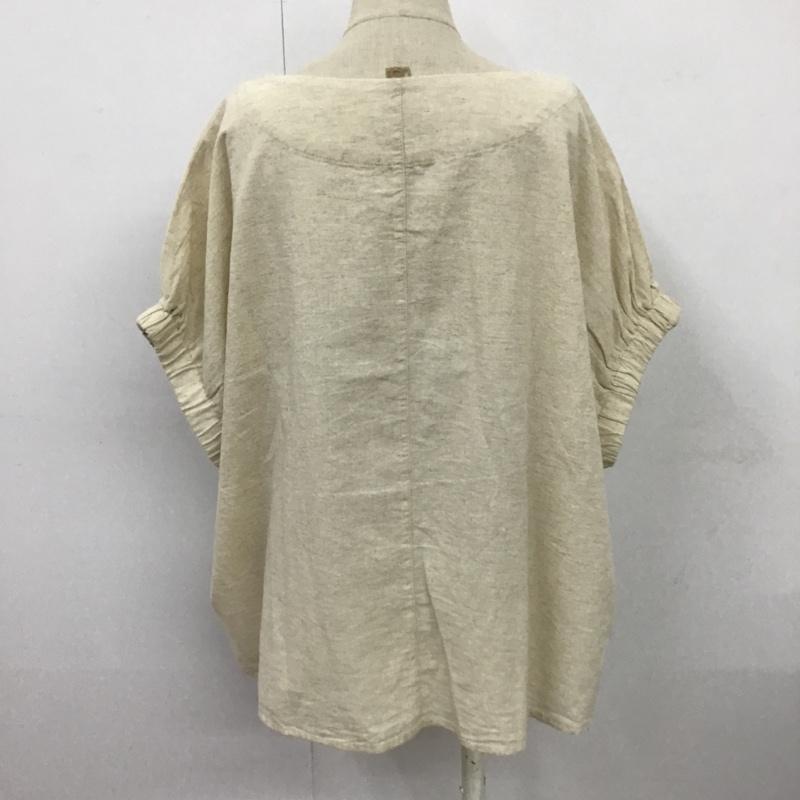 サマンサモスモス Samansa Mos2 カットソー 半袖 1708183 袖口ギャザー FREE 無地 アイボリー / アイボリー /  レディース USED 古着 中古 10097725