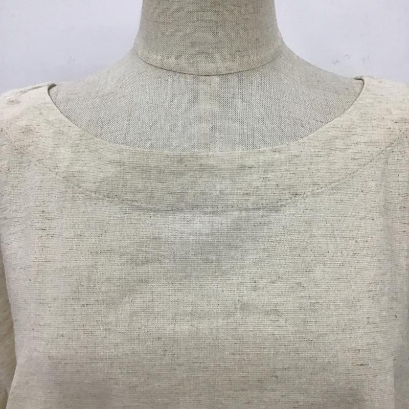 サマンサモスモス Samansa Mos2 カットソー 半袖 1708183 袖口ギャザー FREE 無地 アイボリー / アイボリー /  レディース USED 古着 中古 10097725