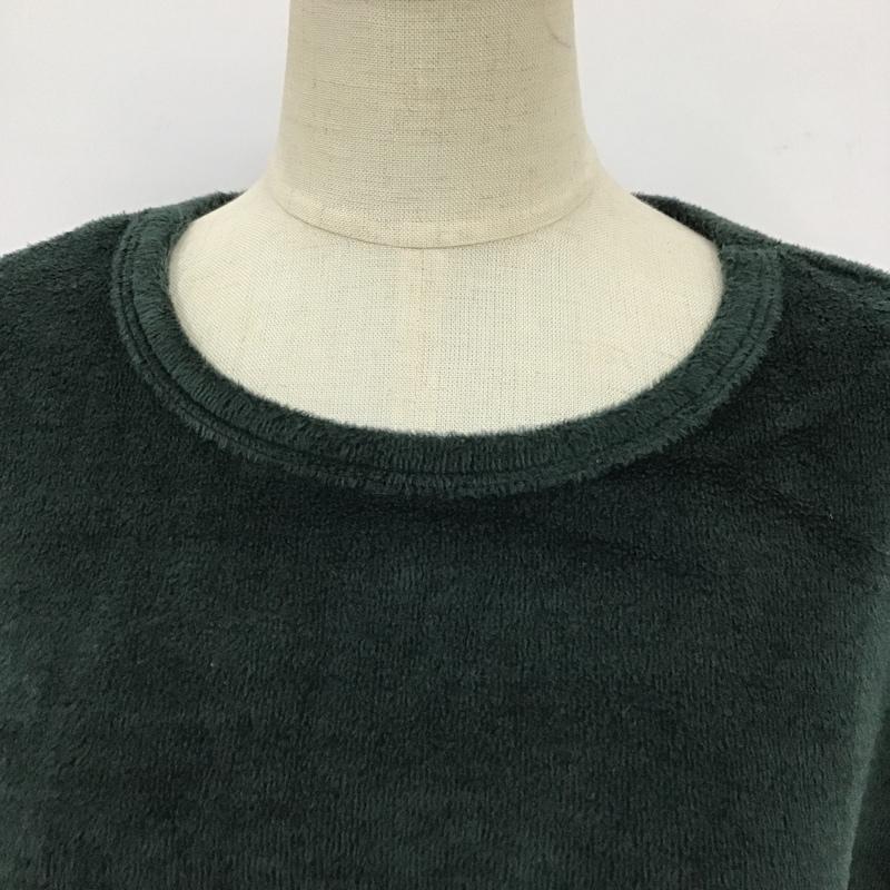 ザラ ZARA TRAFALUC カットソー 長袖 7901 291 500 ワイドスリーブ M 無地 緑 / グリーン /  レディース USED 古着 中古 10097726