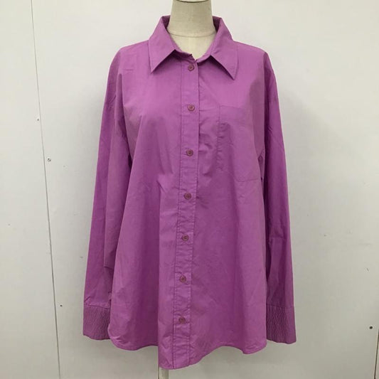 ザラ ZARA シャツ、ブラウス 長袖 8667 730 668 ポプリン M 無地 紫 / パープル /  レディース USED 古着 中古 10097737