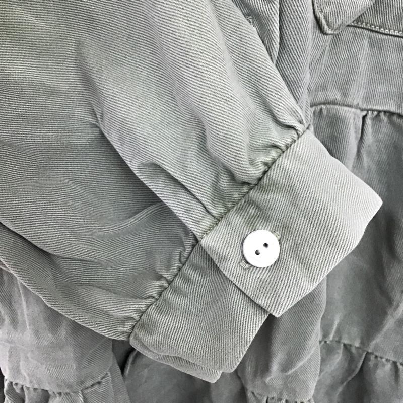 ザラ ZARA ワンピース ミニスカート 2533 499 506 ティアード XL 無地 カーキ / カーキ /  レディース USED 古着 中古 10097745