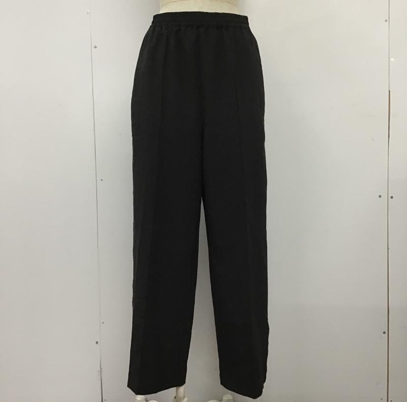 レプシィム LEPSIM ボトムス ボトムス カジュアルパンツ ワイドパンツ ストレートパンツ ジャージ サイドラインパンツ FREE 無地 黒 / ブラック / X 白 / ホワイト /  レディース USED 古着 中古 10097771