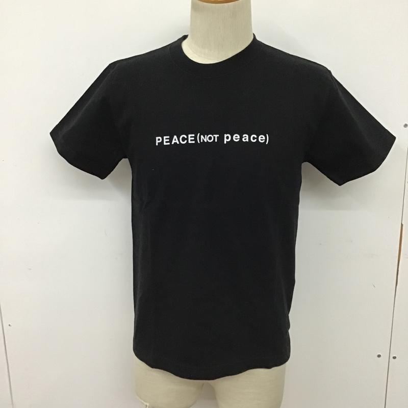 フラグメント FRAGMENT Tシャツ 半袖 17-01684M Sacai×FragmentPEACE(NOT PEACE)S/STEE 半袖カットソー プリントTシャツ 1 ロゴ、文字 黒 / ブラック /  メンズ USED 古着 中古 10097785