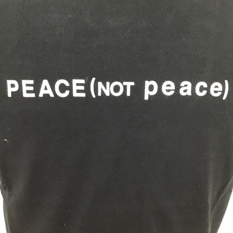 フラグメント FRAGMENT Tシャツ 半袖 17-01684M Sacai×FragmentPEACE(NOT PEACE)S/STEE 半袖カットソー プリントTシャツ 1 ロゴ、文字 黒 / ブラック /  メンズ USED 古着 中古 10097785