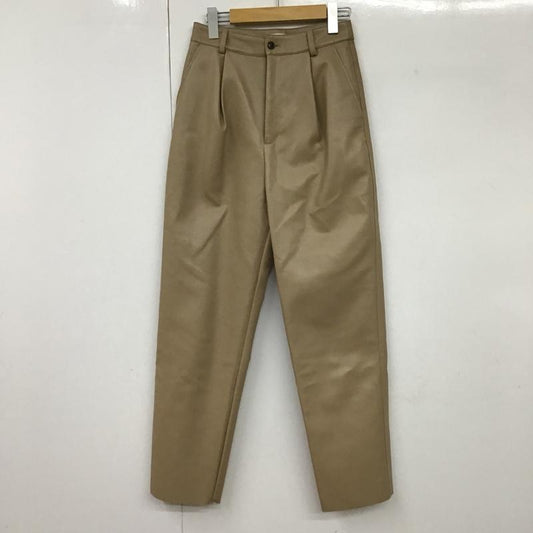 スタイルミキサー STYLEMIXER ボトムス ボトムス 500ES131-2790 フェイクレザータックパンツ M 無地 ベージュ / ベージュ /  レディース USED 古着 中古 10097814