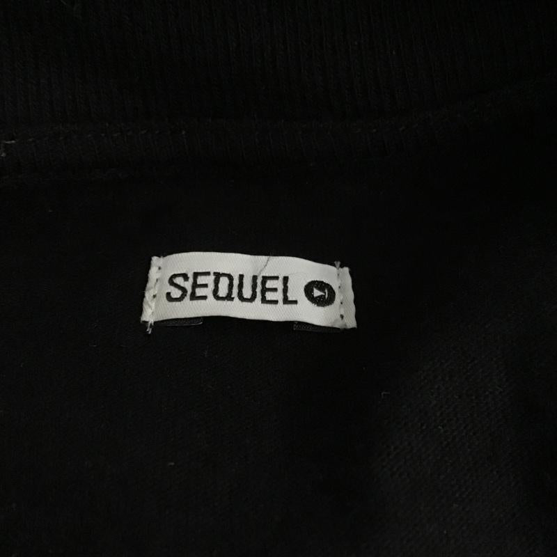 シークエル SEQUEL Tシャツ 半袖 M ロゴ、文字 黒 / ブラック /  メンズ USED 古着 中古 10097827