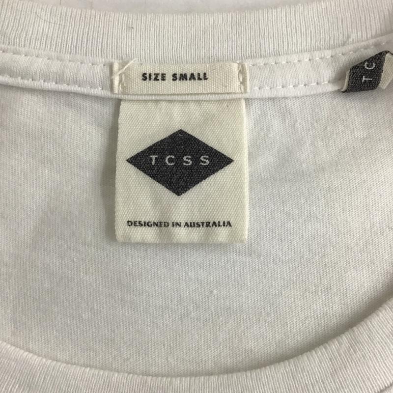 ティーシーエスエス TCSS Tシャツ 半袖 S ロゴ、文字 白 / ホワイト /  メンズ USED 古着 中古 10097897