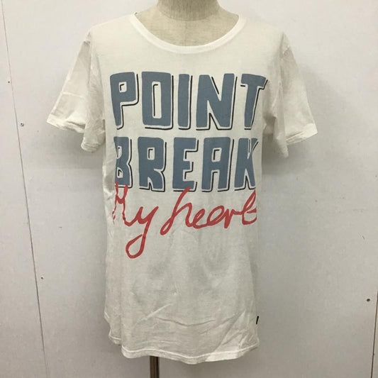 ティーシーエスエス TCSS Tシャツ 半袖 クルーネック S ロゴ、文字 白 / ホワイト /  メンズ USED 古着 中古 10097899