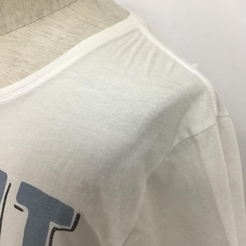 ティーシーエスエス TCSS Tシャツ 半袖 クルーネック S ロゴ、文字 白 / ホワイト /  メンズ USED 古着 中古 10097899