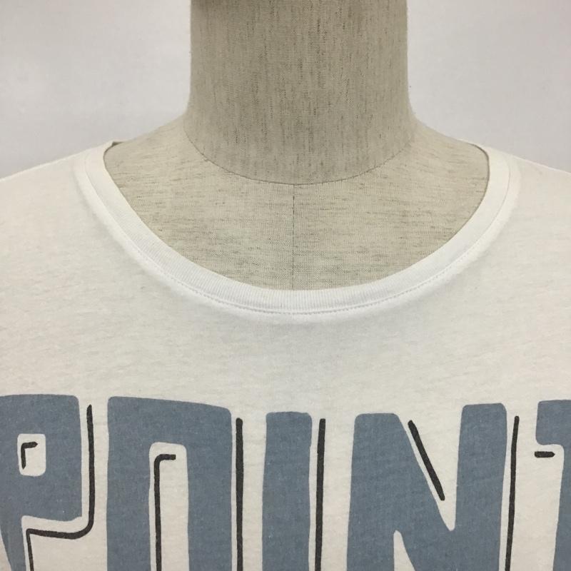 ティーシーエスエス TCSS Tシャツ 半袖 クルーネック S ロゴ、文字 白 / ホワイト /  メンズ USED 古着 中古 10097899