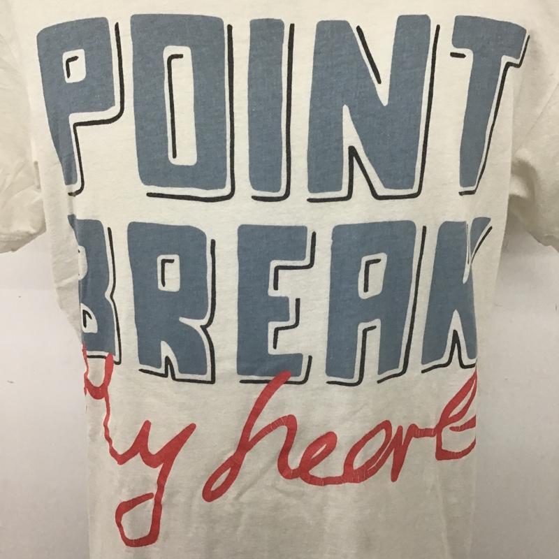 ティーシーエスエス TCSS Tシャツ 半袖 クルーネック S ロゴ、文字 白 / ホワイト /  メンズ USED 古着 中古 10097899