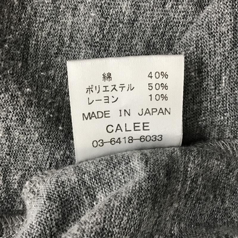 キャリー CALEE Tシャツ 半袖 リンガーTシャツ M ロゴ、文字 黒 / ブラック / X 灰 / グレー /  メンズ USED 古着 中古 10097900