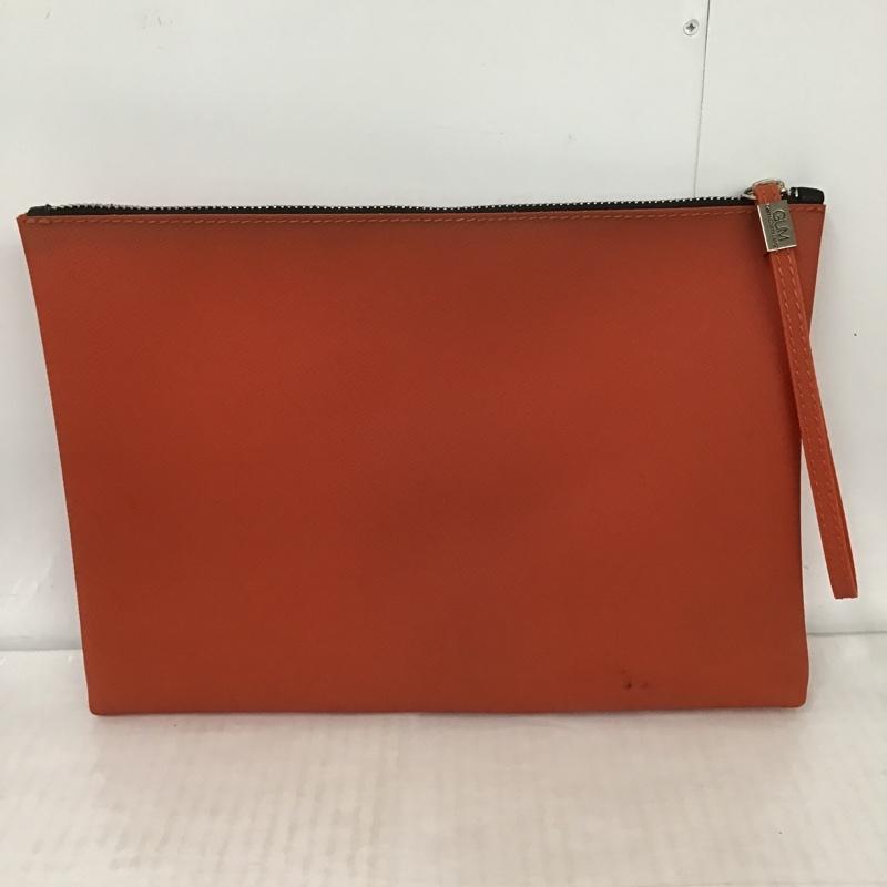 ジャンニ・キャリーニ GIANNI CHIARINI クラッチバッグ、パーティバッグ クラッチバッグ、パーティバッグ 無地 橙 / オレンジ /  レディース USED 古着 中古 10097918