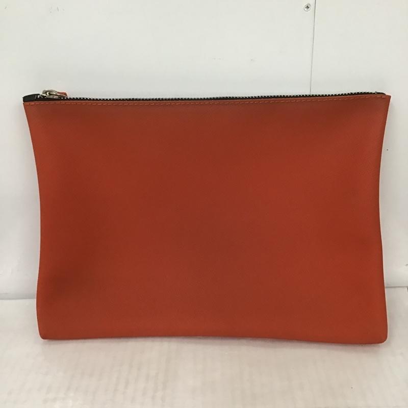 ジャンニ・キャリーニ GIANNI CHIARINI クラッチバッグ、パーティバッグ クラッチバッグ、パーティバッグ 無地 橙 / オレンジ /  レディース USED 古着 中古 10097918