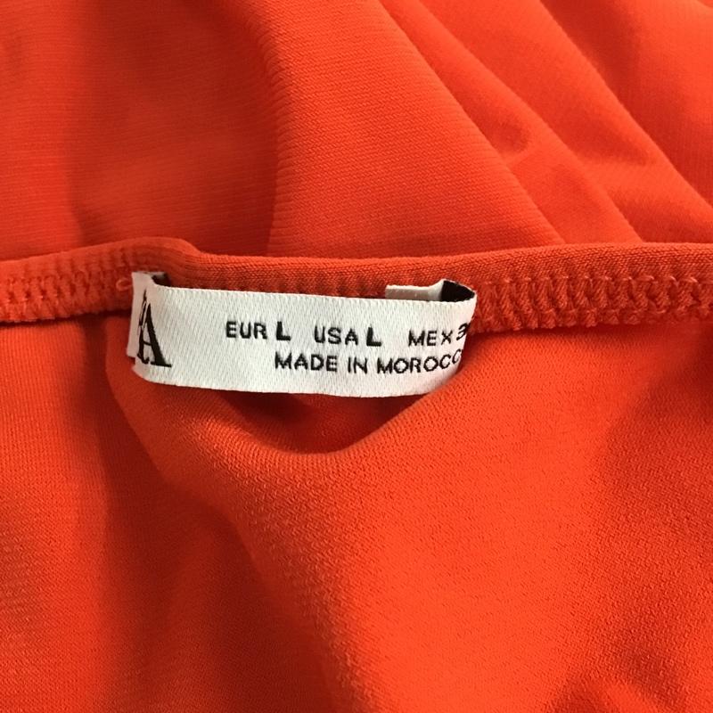 ザラ ZARA ワンピース ロングスカート キャミワンピース ノースリーブワンピース ロングワンピース L 無地 橙 / オレンジ /  レディース USED 古着 中古 10097942