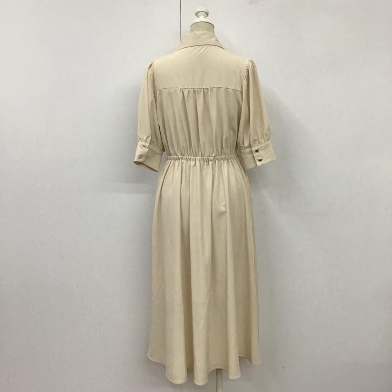 トルテ TORTE ワンピース ロングスカート 4224023100 フロントプリーツ M 無地 アイボリー / アイボリー /  レディース USED 古着 中古 10097946